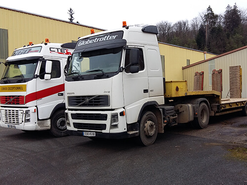 camion porte charge