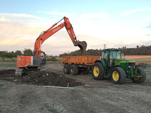 tracteur benne